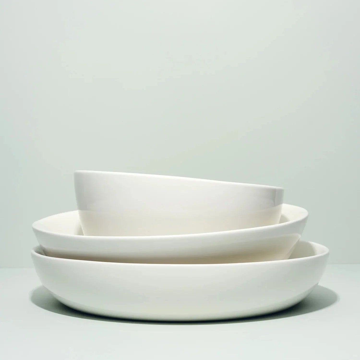 Shallow Serving Bowl - White - DWELL by CMFors Studio