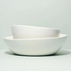 Slanted Serving Bowl - White - DWELL by CMFors Studio
