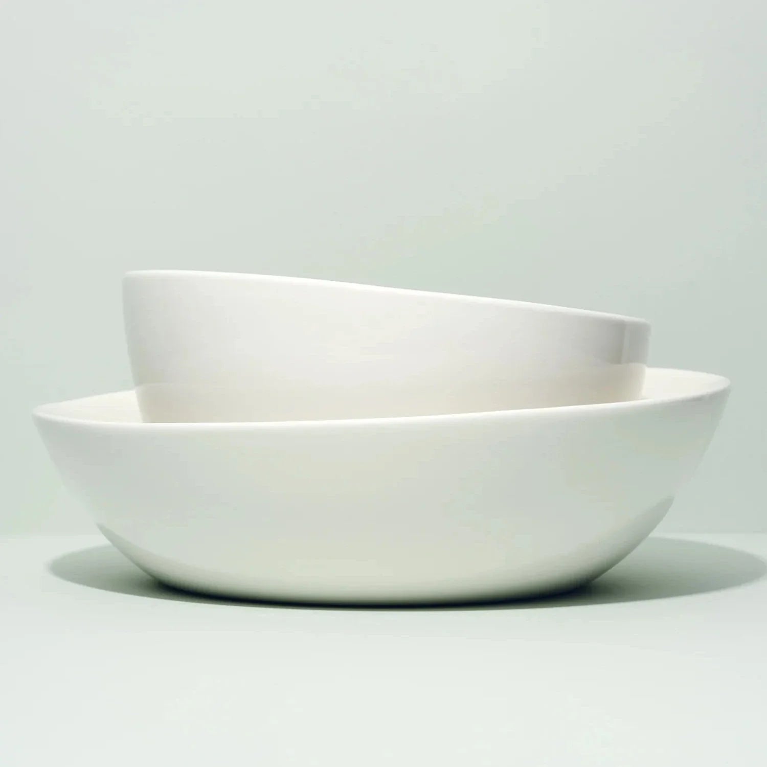 Slanted Serving Bowl - White - DWELL by CMFors Studio