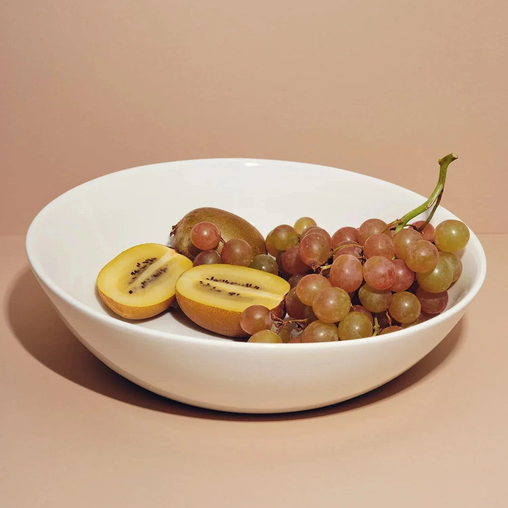 Slanted Serving Bowl - White - DWELL by CMFors Studio