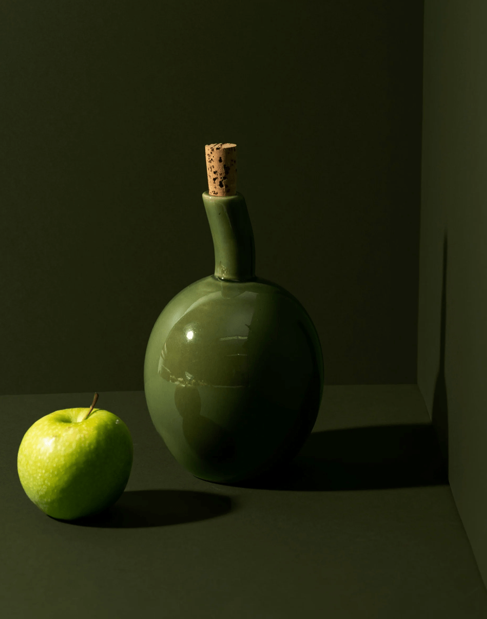 Stoneware Olive Oil Dispenser - Zitouna 34 oz - DWELL by CMGHARYAN Stoneware & More North America