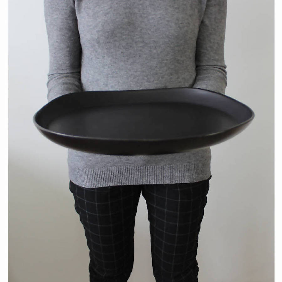 Stoneware Round Serving Platter - DWELL by CMGHARYAN Stoneware & More North America
