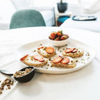 Stoneware Round Serving Platter - DWELL by CMGHARYAN Stoneware & More North America