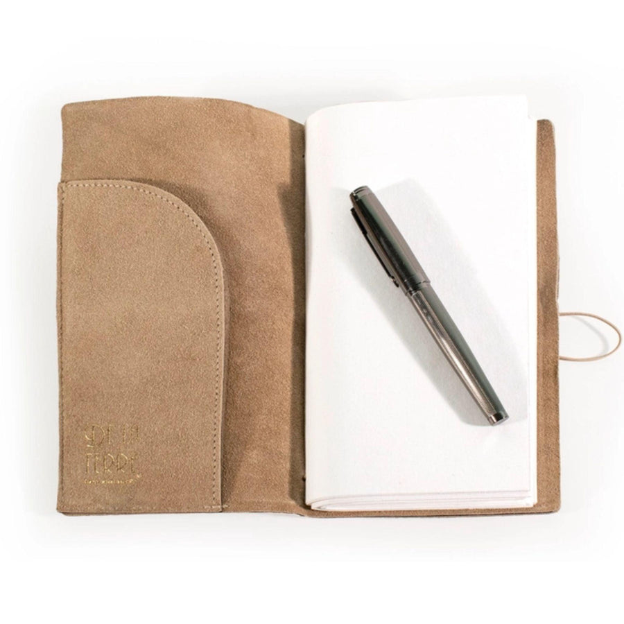 Suede Leather Bound Journals | 2 Sizes - DWELL by CMAndaluca