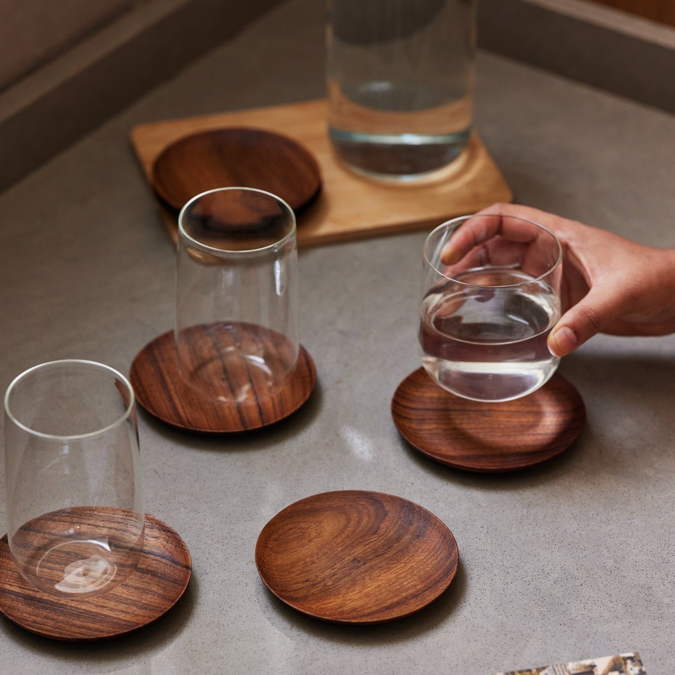 Tall Cremini Tumbler - set of 4 - DWELL by CMFleck
