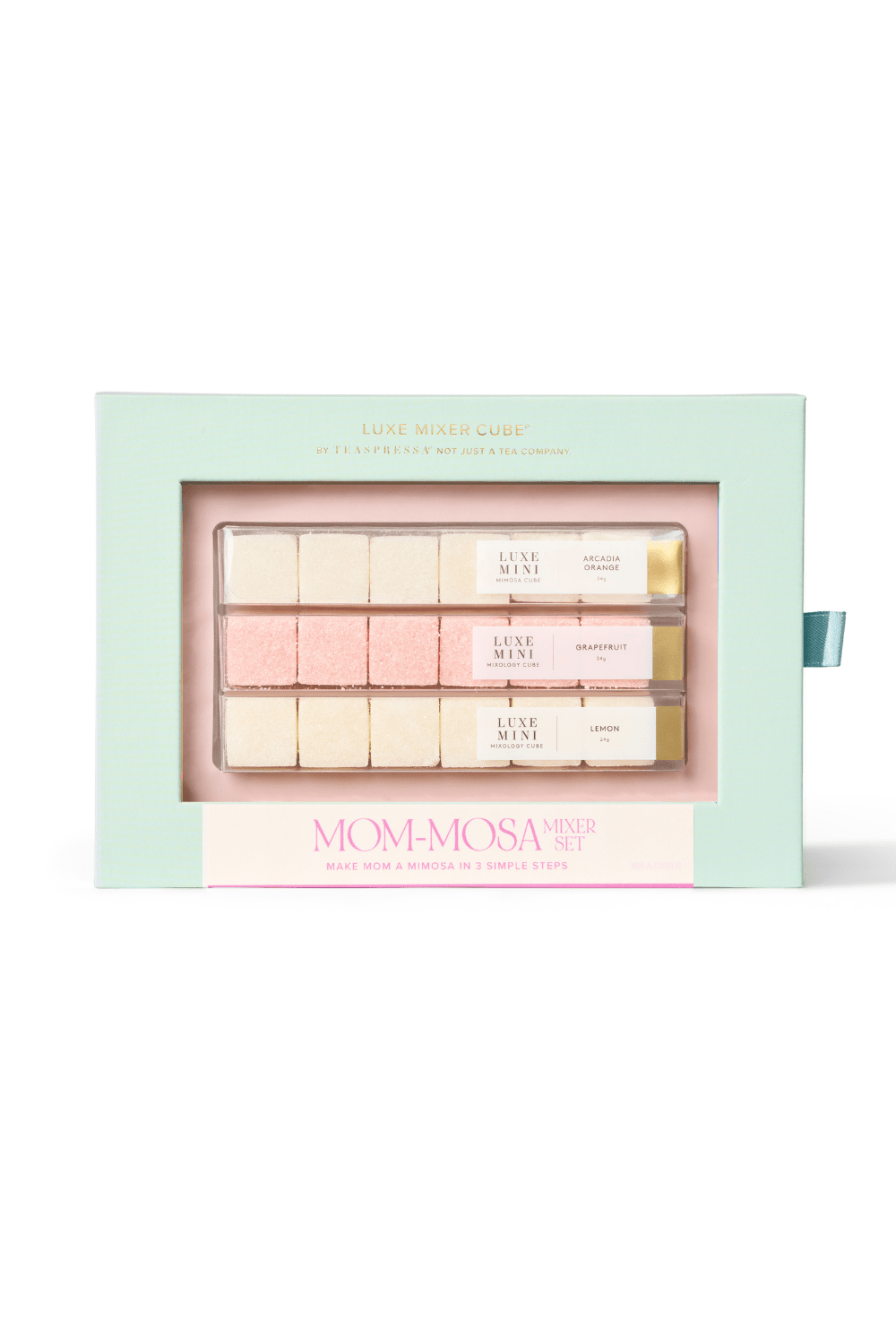 TEASPRESSA | LUXE Mixer Cube - Mom - Mosa Mimosa Mixer Set (Robins Egg Box) - DWELL by CMTEASPRESSA | LUXE Mixer Cube