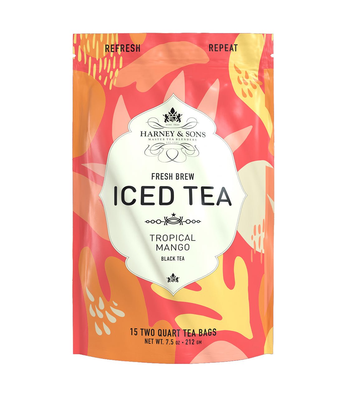 Tropical Mango Fresh Brew Iced Tea - DWELL by CMHarney & Sons Fine Teas