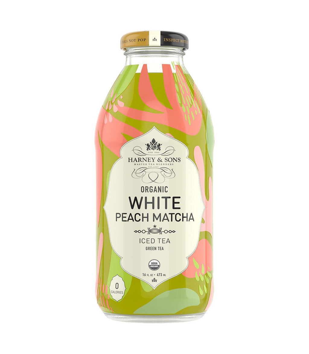 White Peach Matcha Iced Tea - DWELL by CMHarney & Sons Fine Teas